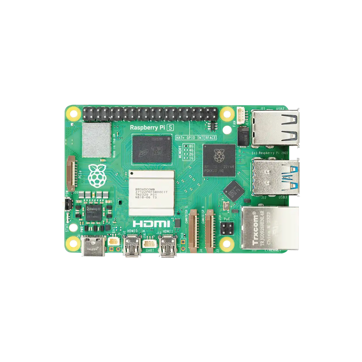 Raspberry Pi Kit - Raspberry Pi 5 4G/8G Pengontrol Pemrograman