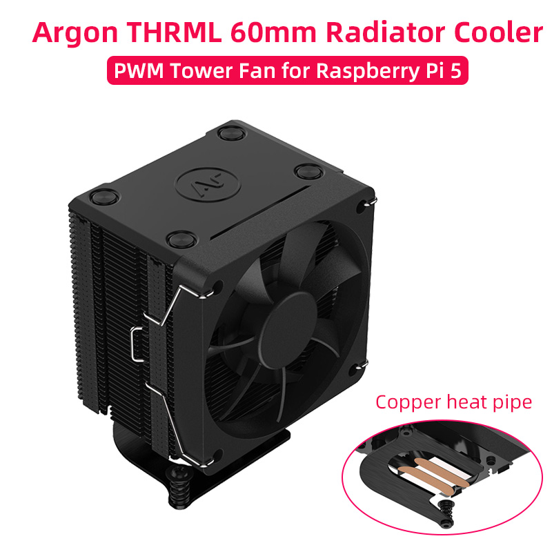 Pi Cooler - Raspberry Pi kipas PWM, pendingin Radiator