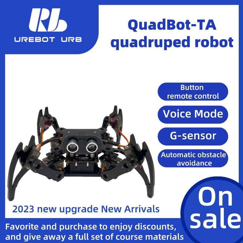Arduino Kit - Mainan Edukasi Uap Kit Robot Laba-laba