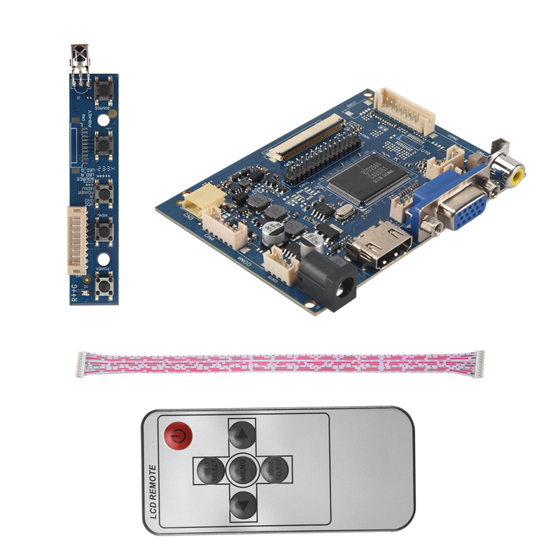 Pi Display - AA08-7 Inci 1024X600 Tampilan Layar LCD