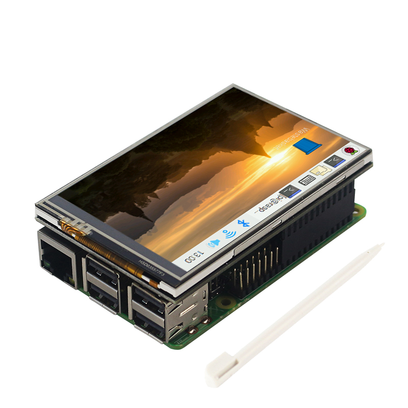 Pi 4 Case - Raspberry Pi 3.5 Inci Layar Sentuh