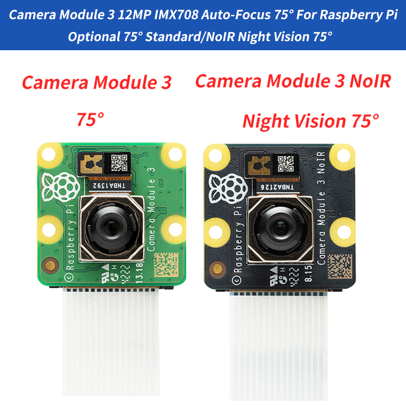 Pi Camera Module - Modul Kamera 3 Kamera 12MP MX708
