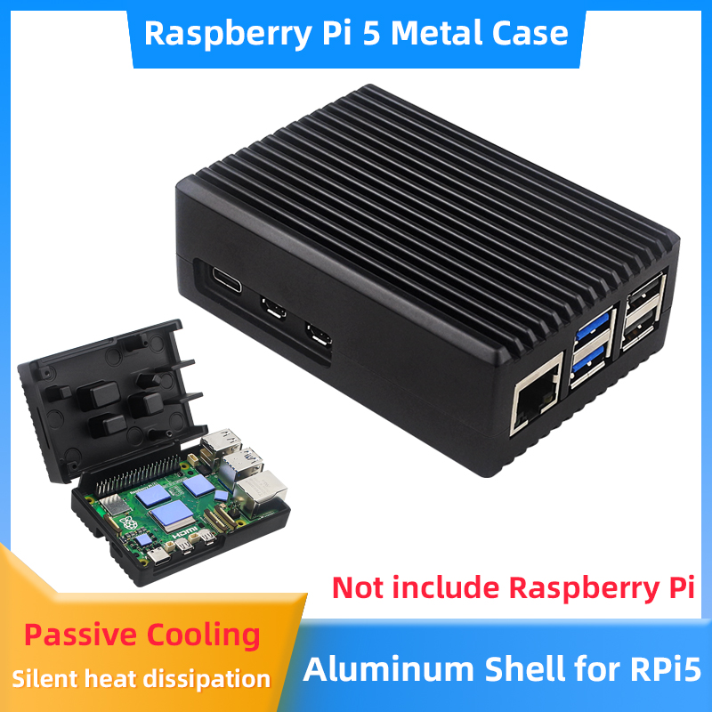 Casing Aluminium Raspberry Pi  - Pi Cooler ulasan dan harga