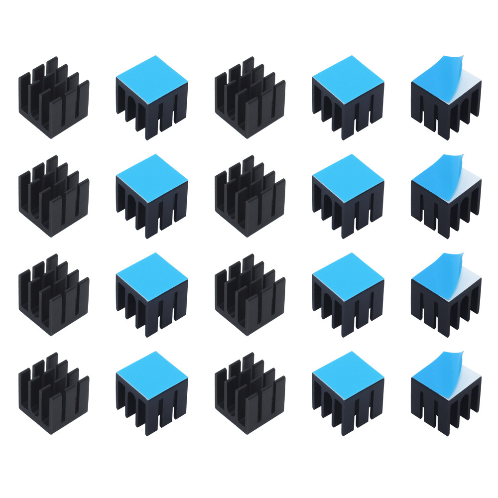 12X12X12Mm 50 Buah Aluminum He - Pi Cooler ulasan dan harga