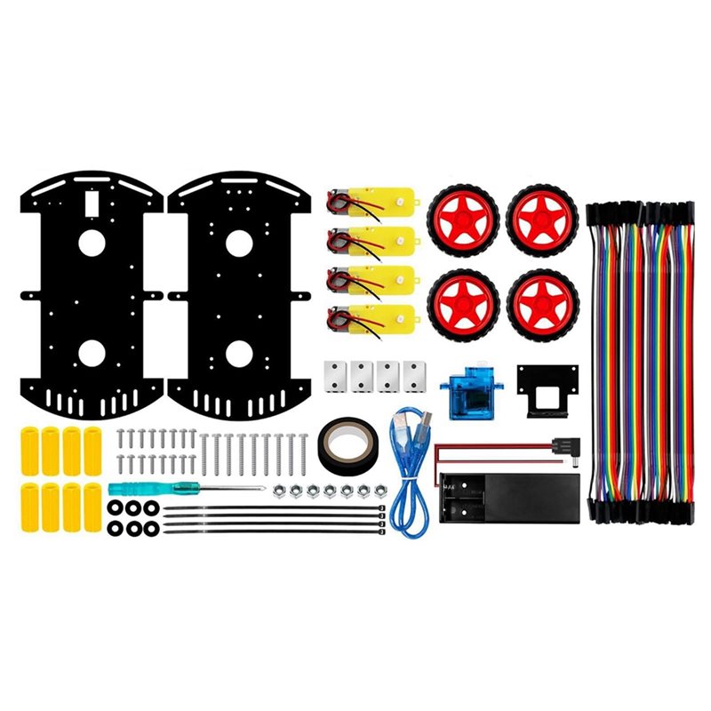 WOWFU-4WD Kit Mobil Robot Pint - Arduino Kit ulasan dan harga